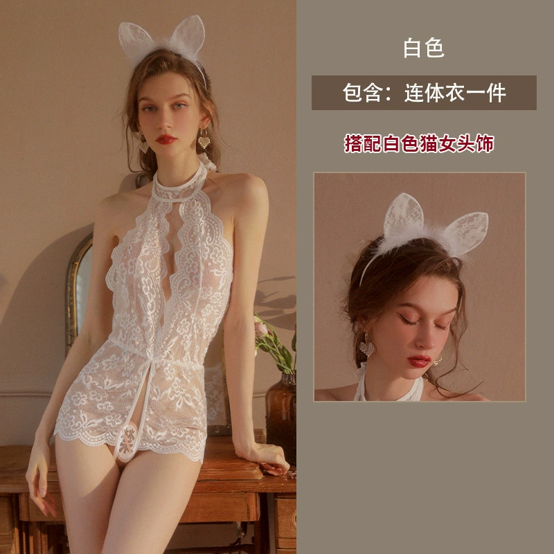 Сексуальное пижамное костюм, униформа, комплект, без бретелей