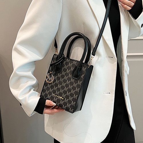 Mobile phone bag for women crossbody 2024 new style small bag versatile rhombus high quality niche shoulder handbag