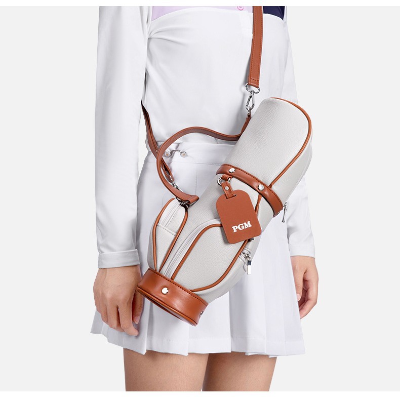 PGM Golf crossbody mini bolsa de bolas de las mujeres bolsa de almacenamiento de bolso ultra-ligero portátil lindo bolsa de mensajero