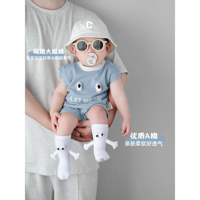 纯棉包屁衣夏装满月百日婴儿衣服夏季薄款洋气婴幼儿连体衣爬服|undefined
