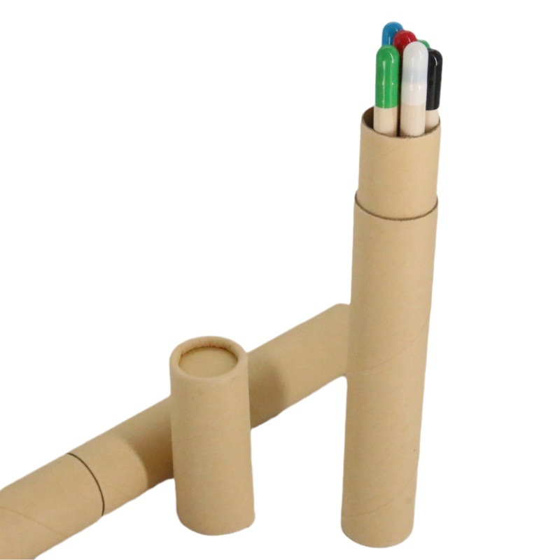 Fábrica creativa semilla lápiz 6 piezas barril papelería más que traje trasero tarjetas en ciernes lápiz impresión logo