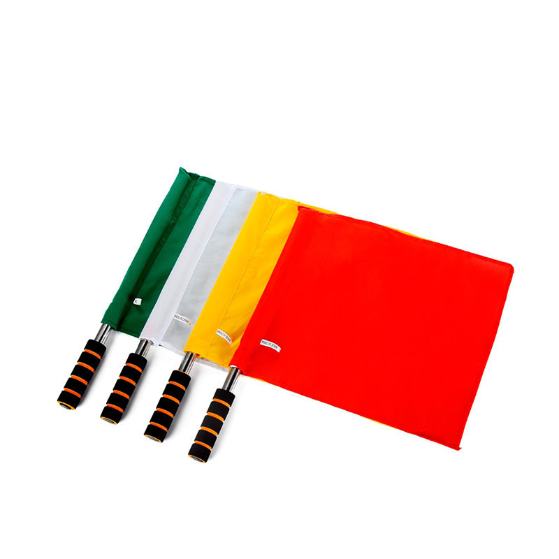 Referee flag, command flag, instruction flag, track and field starting flag, competition signal flag, hand flag, stainless steel.