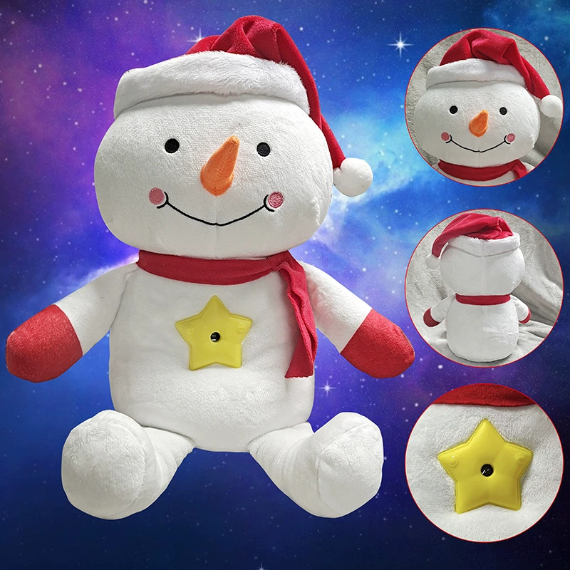 Рождество Снеговик Лось кулон мультфильм дети звездное небо проекция огни звезда живот мечты lites