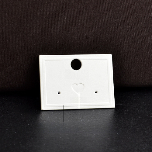 Wenqi's new stud earrings and ear accessories—cardboard packaging for high-end, embossed jewelry, including necklaces and earrings—available in small wholesale quantities.