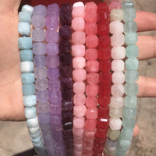 ��Ȼ�h���񃞻���ɫ���跽��8-9mm���淽���Ƕ��鴮����Ʒ����