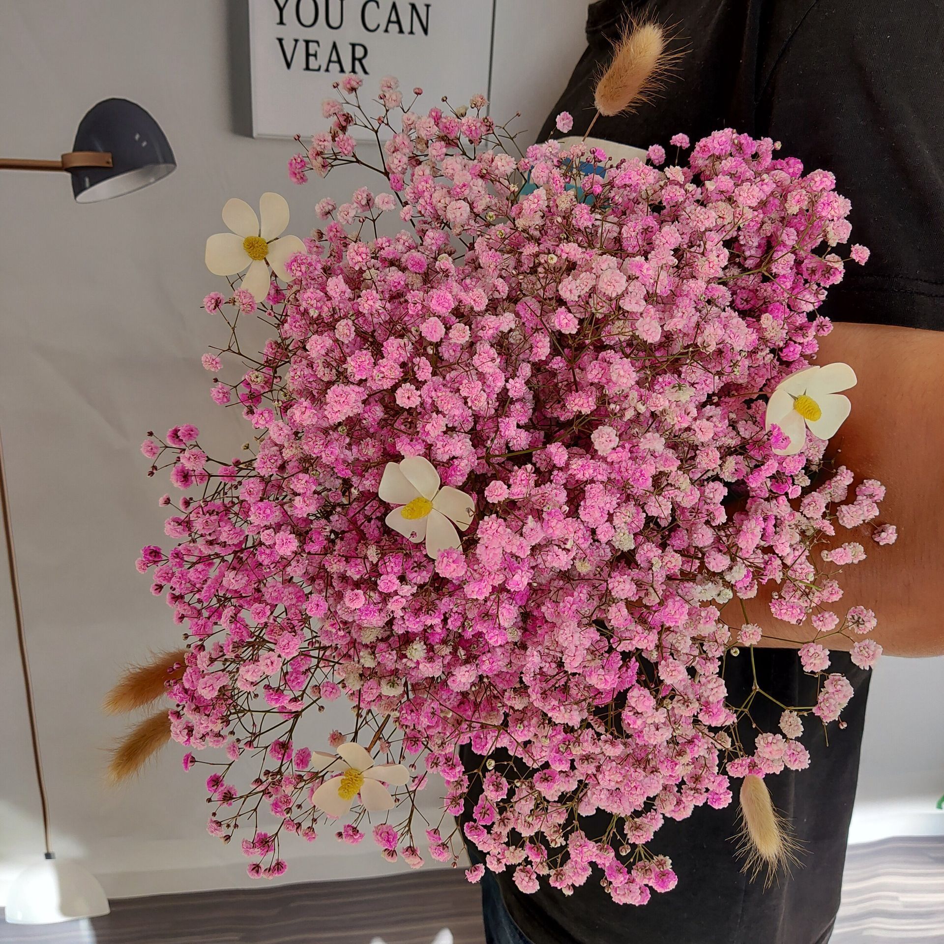 급상승 가격 : 딥핑크 안개꽃 + 토끼꼬리 바이올렛