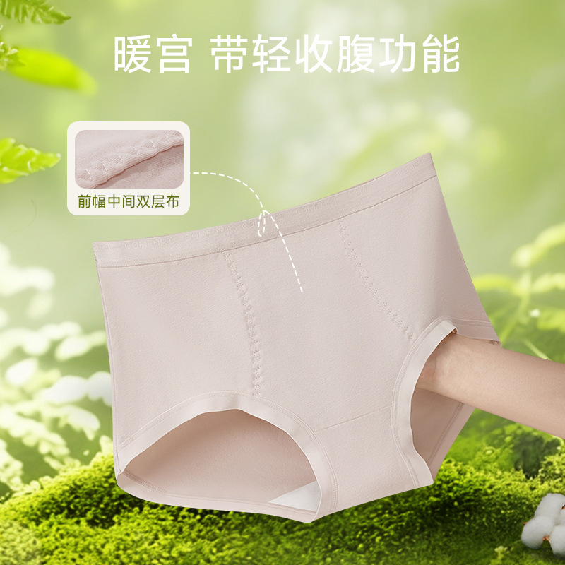 a类纯棉内裤女莫代尔7A抗菌底裆中腰女内裤全棉女式三角内裤批发|undefined