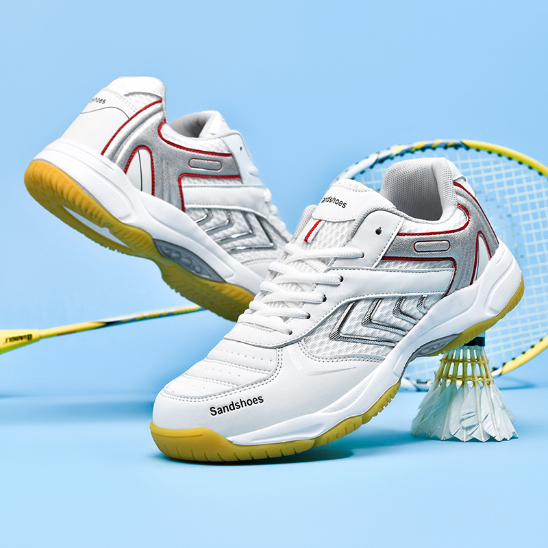 Cross-border Amazon Couple Outdoor Badminton Shoes Summer Breathable Sports Shoes for Men and Women Lightweight Badminton Table Tennis Shoes