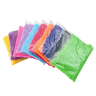 Customized children's intelligence 5mm jigsaw puzzle multi-color creative hot pressing toys diy spell bean supplementary bag customization