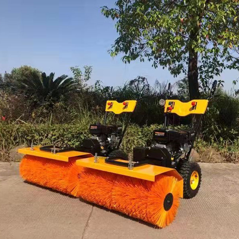 手推式小型全齿轮扫雪机清雪机物业小区道路大棚驾驶式扫雪铲雪车