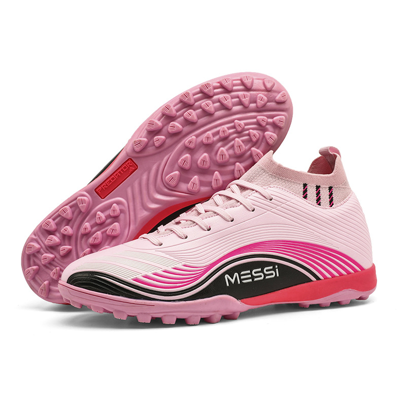 2025 nuevo clavos largos transfronterizos bajos zapatos de entrenamiento juvenil para hombres y mujeres zapatos de fútbol fábrica de comercio exterior