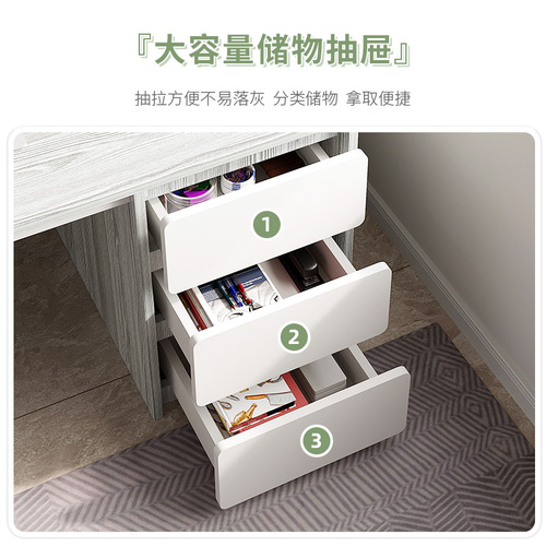 Computer desk household small table children student bookcase integrated seat simple rental house living room office workbench