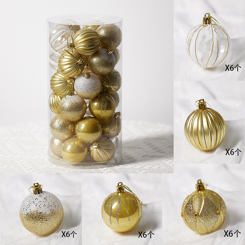 Cubo pintado de 6cm dorado 30 piezas