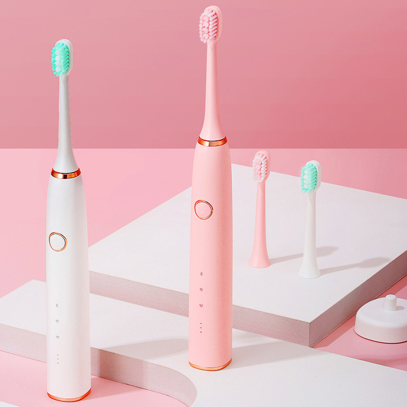 情侣电动牙刷礼品盒套装成人便携式声波牙刷智能洁牙电动牙刷批发