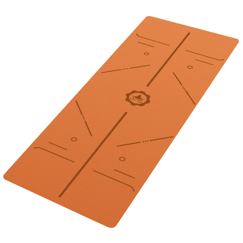 Fábrica al por mayor mat de yoga esmerilado pu esterilla de acondicionamiento de caucho natural esterilla de suelo antideslizante profesional antideslizante