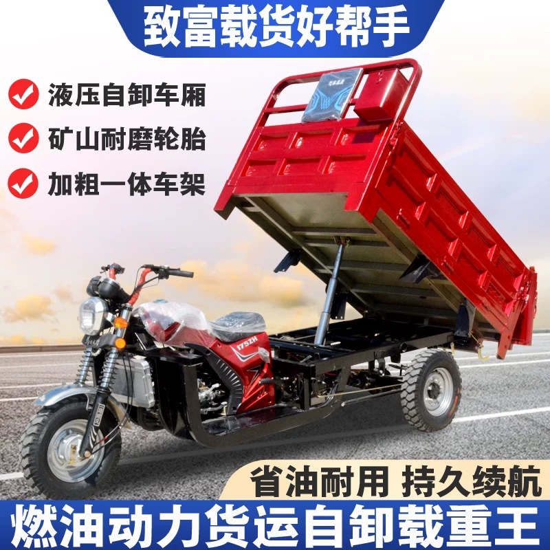 3륜 단일 상단 덤프 150 공냉식 1.3*2 구획