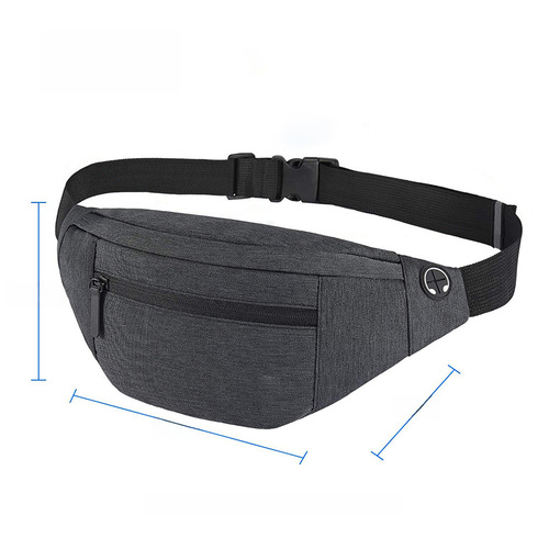 Multifunctional Outdoor Active Leisure Waist Bag Travel Crossbody Bag Chest Bag Waterproof Fitness Running Waist Bag Cross-border Bestseller