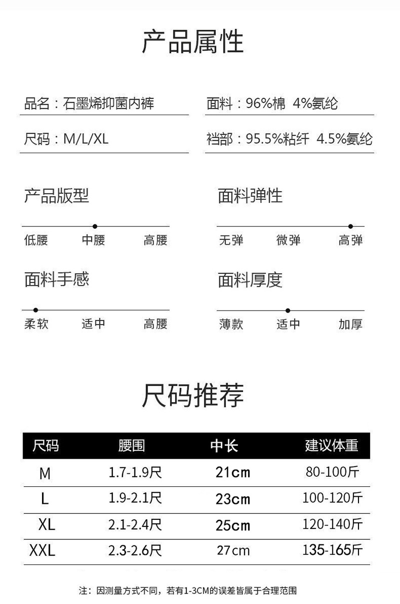 新款内裤女夏季薄款纯棉抗菌石墨烯中腰少女日系可爱女生女士内裤详情3