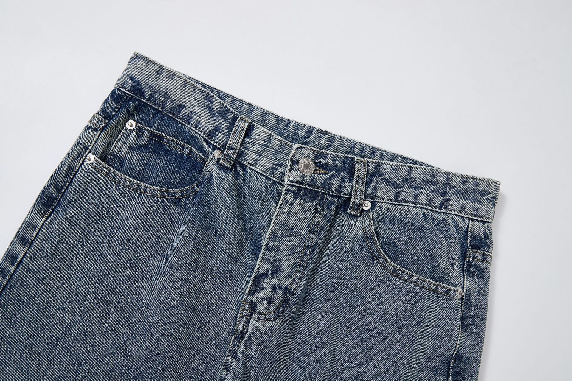 2025 Spring Summer New Loose Straight Jeans Men Elastic Lycra Fabric Denim Trousers Plus Size Casual Pants Male Fashion Clothing_mkmklike.com