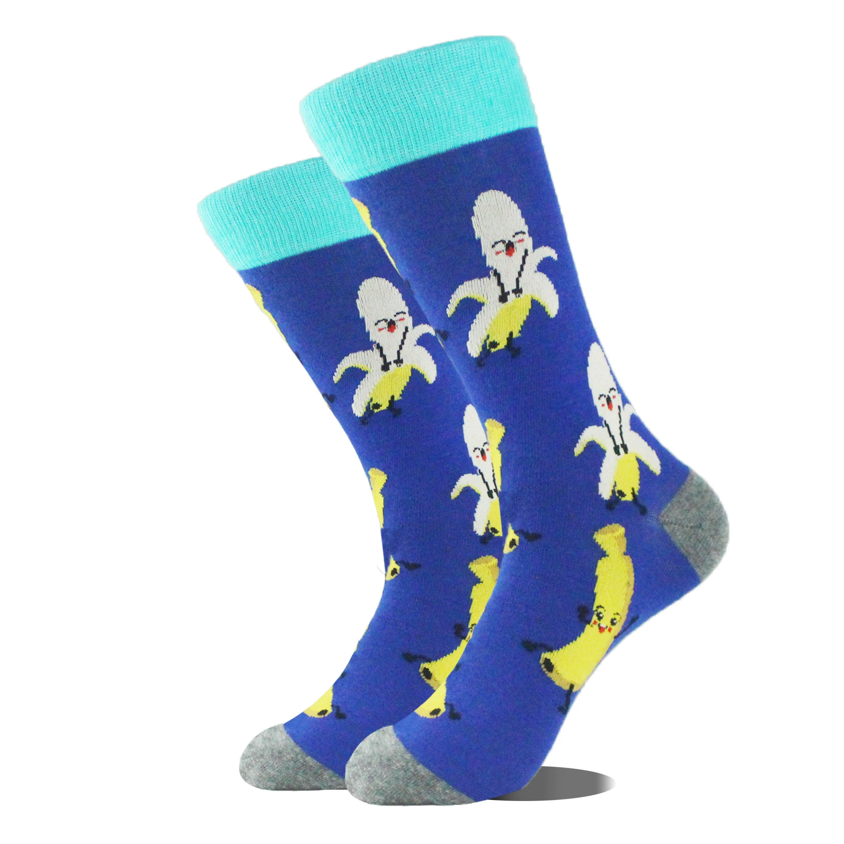 Внешнеторговые кросс-бортовые носки поставка Amazon Wish Wish Fashion Animal Food Series Tide Мужчины Мужской Sos Производитель оптовая продажа