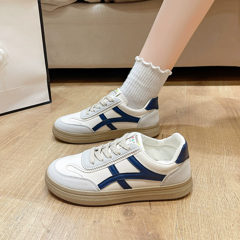 Ретро дизайн моральная обувь женская обувь 2025 новый летний толстой подошве дикий студенческий повседневный классический спортивный кроссовок