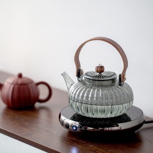 All-glass lifting beam kettle electric ceramic stove tea kettle with filter scented tea fruit tea kettle high temperature resistant kettle tea making device