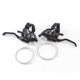 Mountain bike aluminum alloy integrated brake handle 51 finger dial 51-7A transmission 21-speed speed control brake handle bicycle accessories