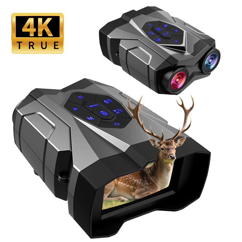 4K アウトドアスポーツナイトビジョンデバイス 16X デジタルズーム赤外線電子望遠鏡ナイトビジョンビデオレコーダー非熱|undefined