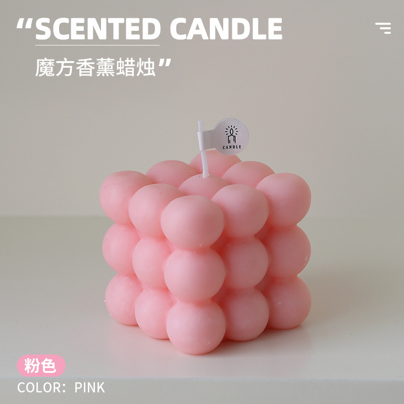 Cubo de cigarrillos de vela de regalo de mano en línea vela de boda con pequeños regalos de fragancia decoración creativa al por mayor