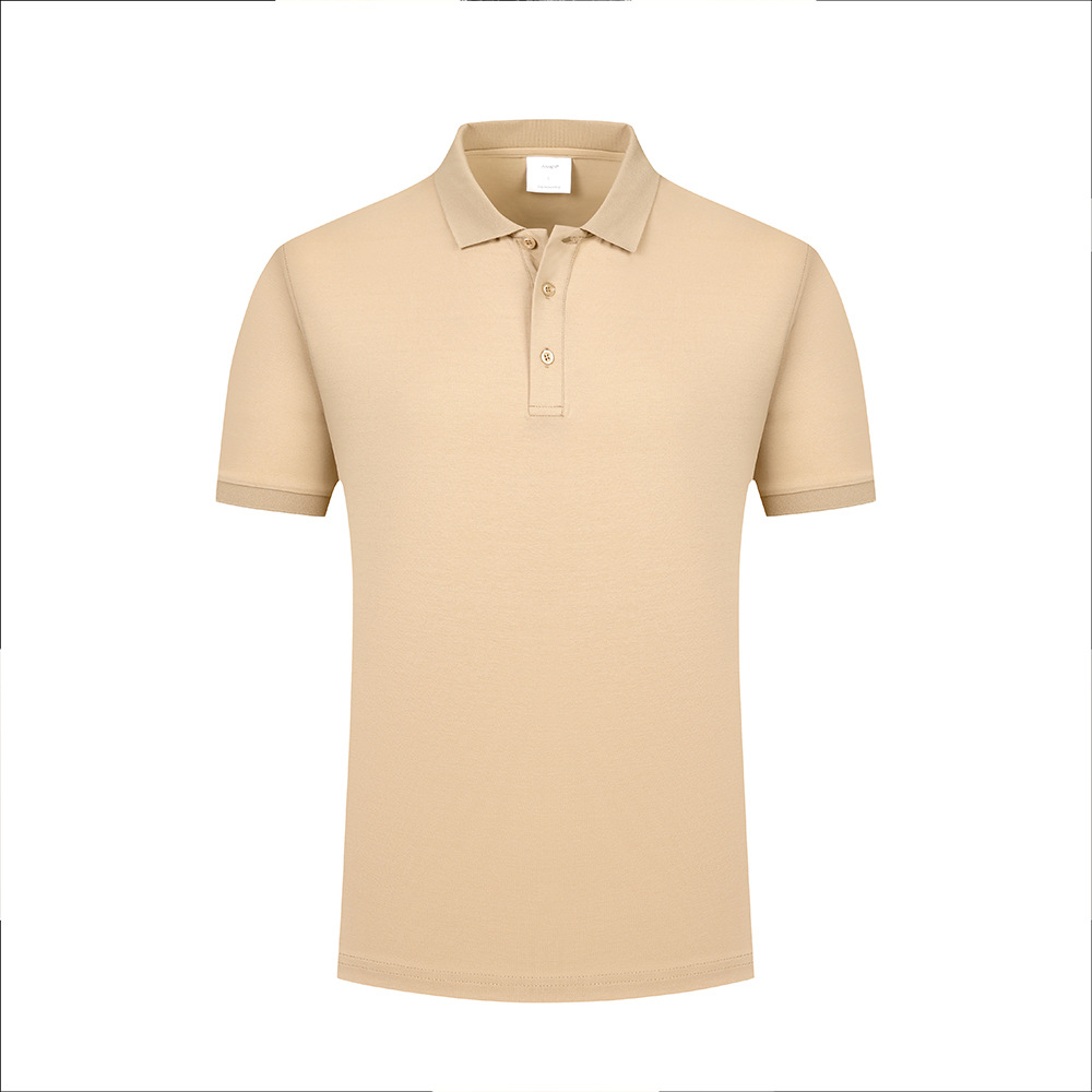 Camiseta de lana larga de amoníaco con solapa de algodón polo impresión de manga corta de verano nuevo grupo de hombres y mujeres ropa de trabajo camiseta publicitaria
