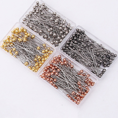 Dichu Fabric Pearl Ceramic Pin Fixing Pin Stainless Steel Pearlescent Pin Positioning Pin Wholesale