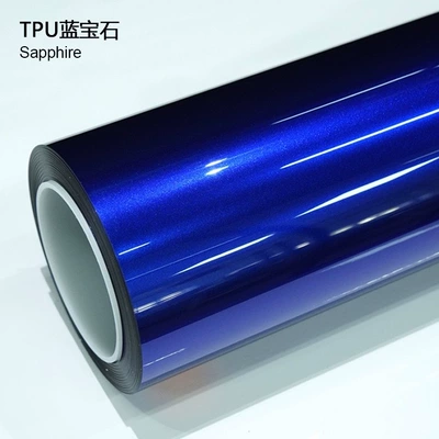 Colored Car Wrap Car Protective: Auto Color Change Film - tpu-sapphire-1524mx15m