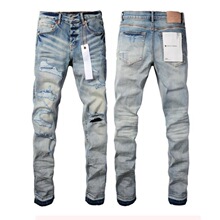 K 96331 Men's Embroidered Ripped Jeans ��ʿţ�п� ŷ���羳��