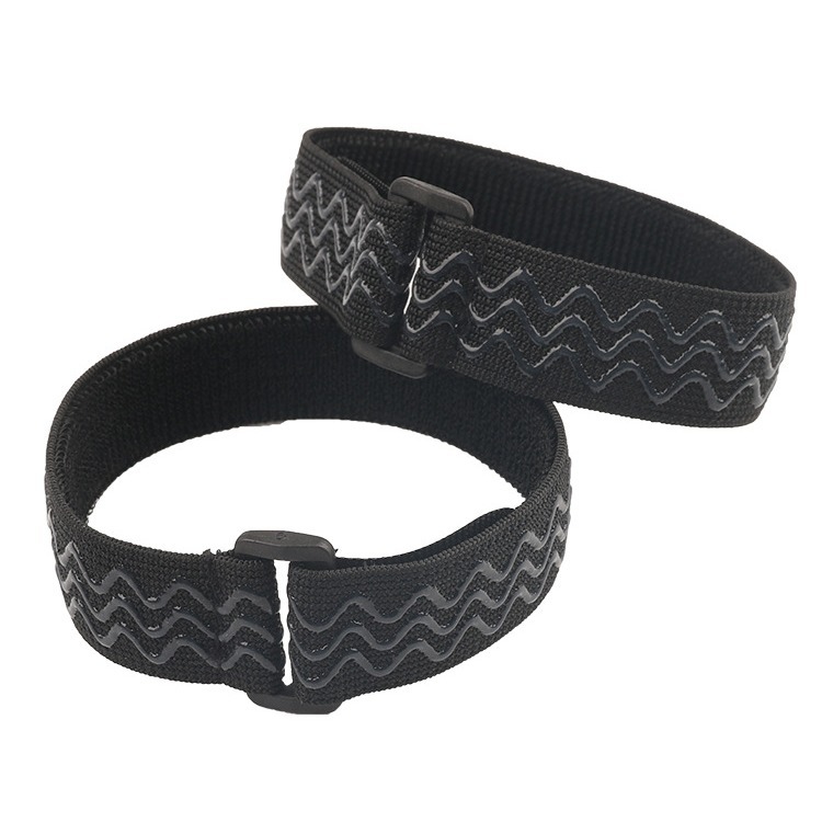 Cross-border boots, anti-drop tube, over-the-knee boots, high-tube boots, shoelaces, 3cm wide non-slip stickers, high-tube boots with anti-drop Velcro straps