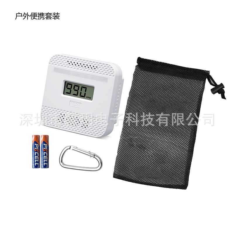 Tienda de campaña al aire libre Mini alarma de detección de CO anti-envenenamiento de monóxido de carbono portátil Alarma de seguridad de RV