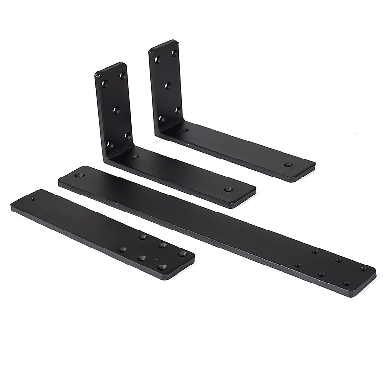 브래킷 서스펜션 베어링 브래킷 벽 스토리지 랙 타입 플레이트 L 자형 브래킷 플러스 넓고 두꺼운 하드웨어 벤딩 브래킷 아이언