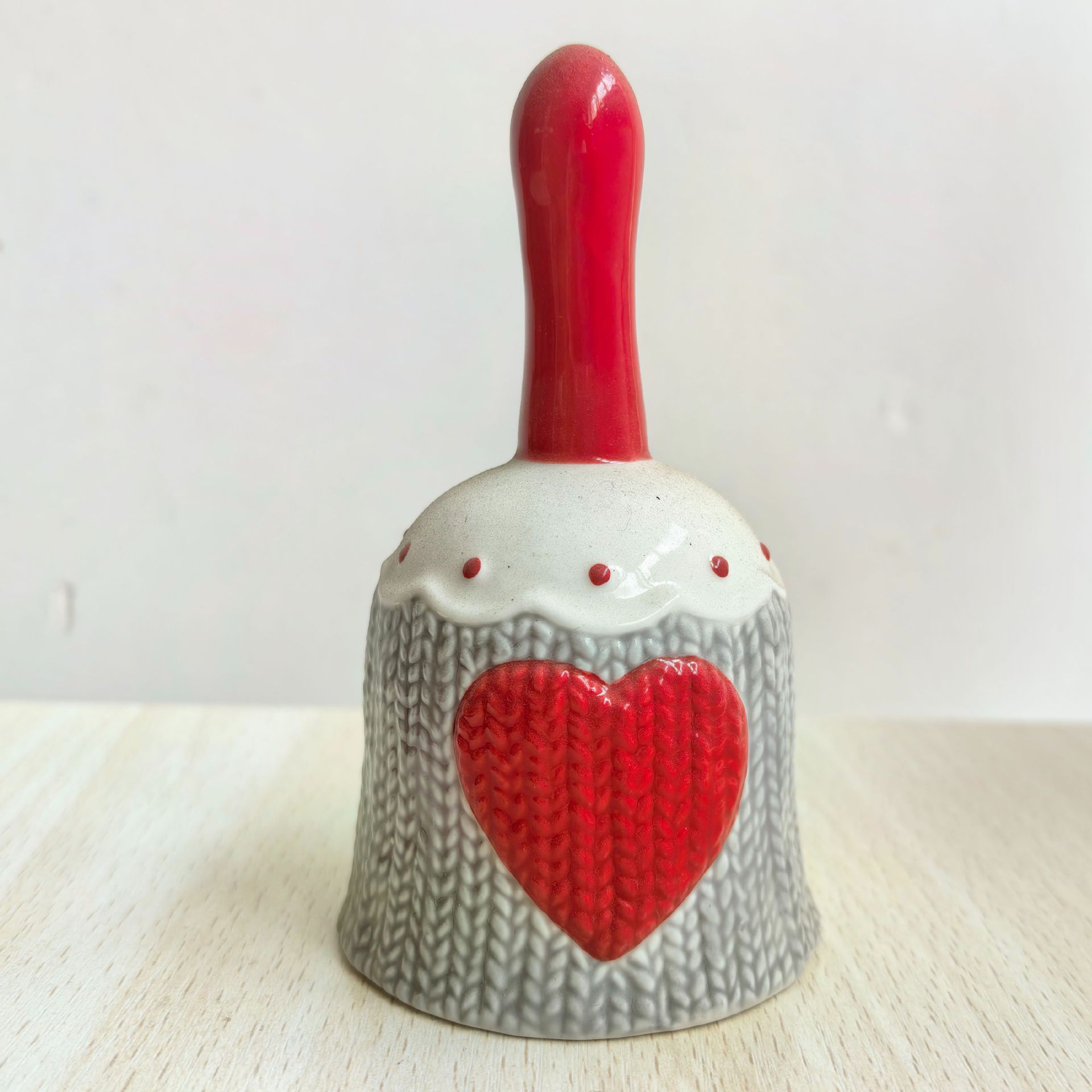 Creativo tejido en relieve amor Día de San Valentín Vajilla de cerámica Campana de comedor de alta temperatura Decoración de mesa Ambiente navideño Escuela de vacaciones image 2