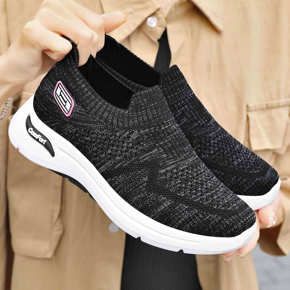 Zapatos de mujer verano nuevo estilo zapatos individuales de un pie zapatos perezosos de suela suave zapatos casuales ligeros y transpirables zapatos de mujer de comercio exterior al por mayor