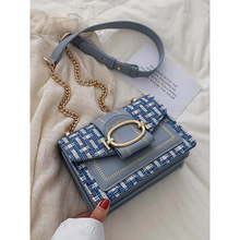 H 37366 Fashion chain crossbody square bag ʱ������б�淽��