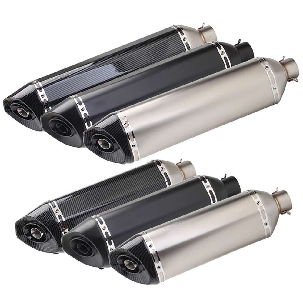 570mm/470mm universal motorcycle modified exhaust pipe large displacement exhaust pipe Yamaha Kawasaki scooter