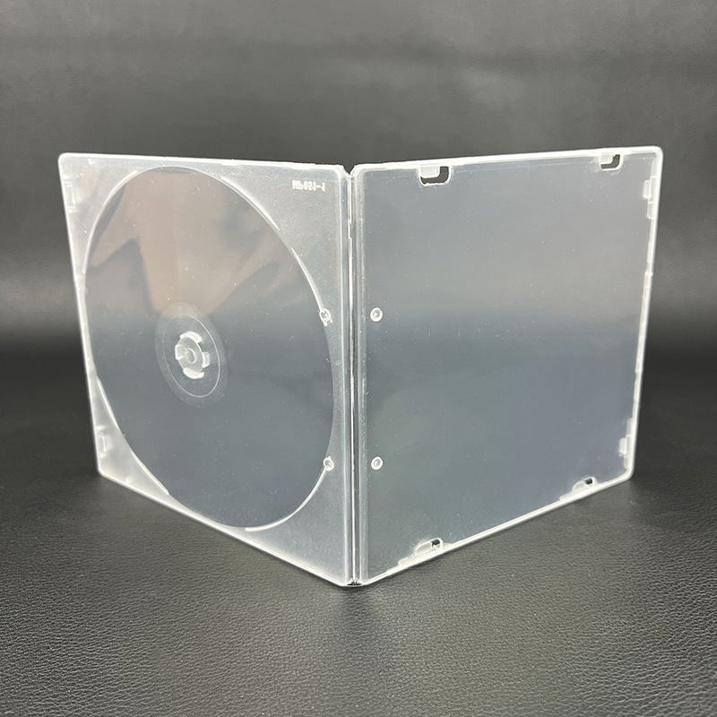 5厘DVD盒PP光盘盒超薄款带膜碟壳可插封面单片CD盒光碟方形盒收纳-阿里巴巴