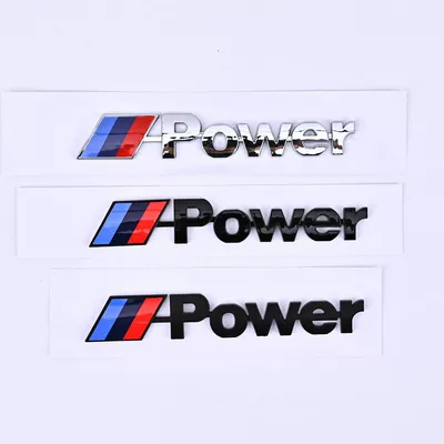 Suitable for BMW M car emblems, power rear badges, 3 Series, 5 Series, X1 car stickers, X3, X5, X6 modifications, X4 sports badges