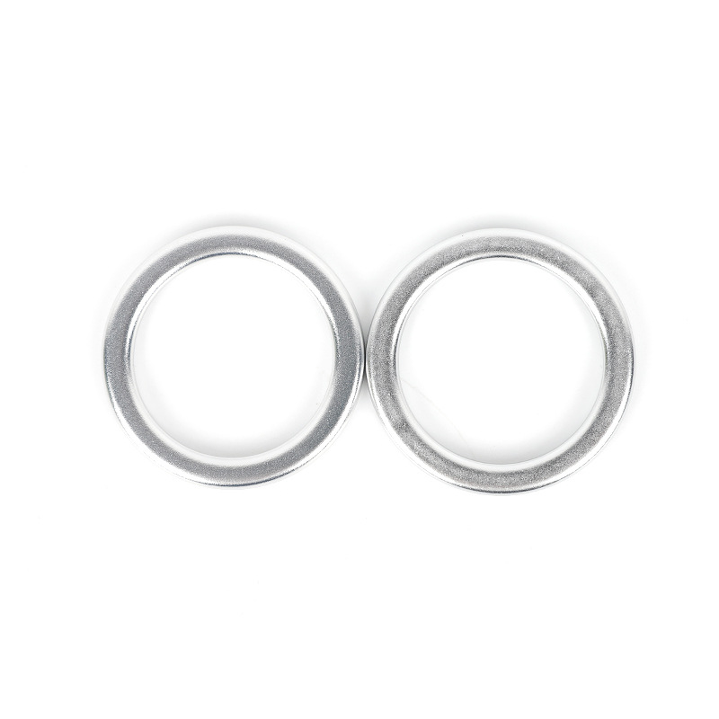 Anillo en O Plano de Aleación de Aluminio de 25mm para Arneses de Mascotas y Bolsos