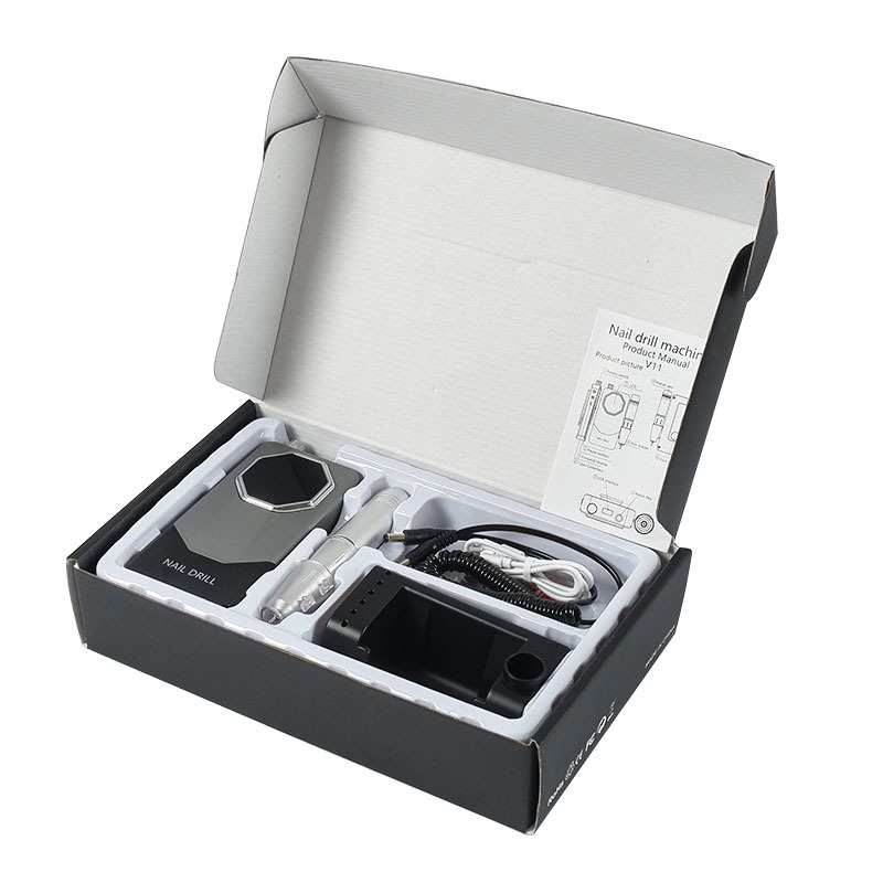 Amoladora de uñas portátil para tienda de uñas 45000 rpm amoladora de uñas eléctrica pulido V11 amoladora de uñas