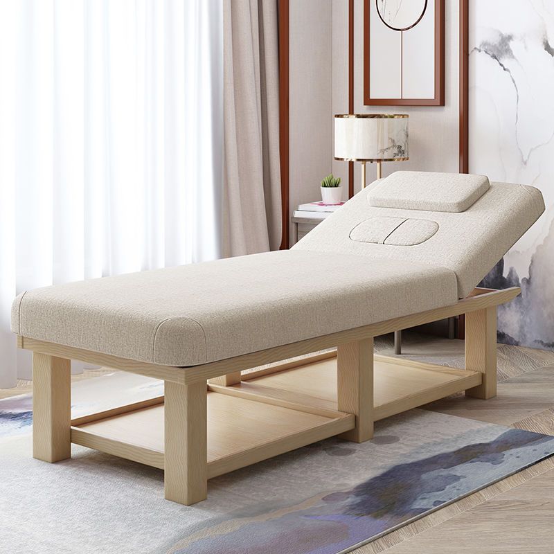 Fábrica directa cama de belleza de madera sólida sala de belleza multifuncional con agujeros de moxibustión cama de fisioterapia cama de masaje de belleza cama de masaje image 33