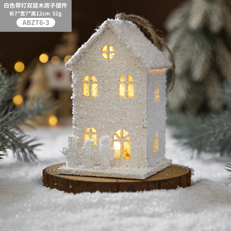 Hong Kong Heng decoración de Navidad escritorio LED blanco casa decoración árbol de Navidad colgante decoración diseño creativo