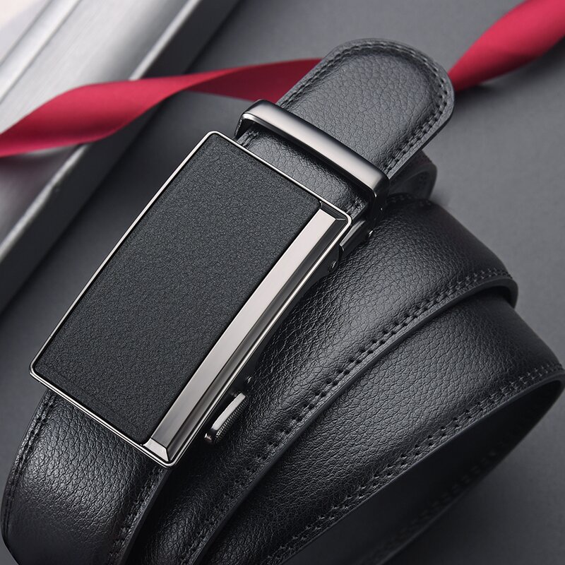 2025 New Matte Automatic Buckle Men Genuine Leather High-end Feel Men's Versatile Belt Waistband In Stock_voghion.com