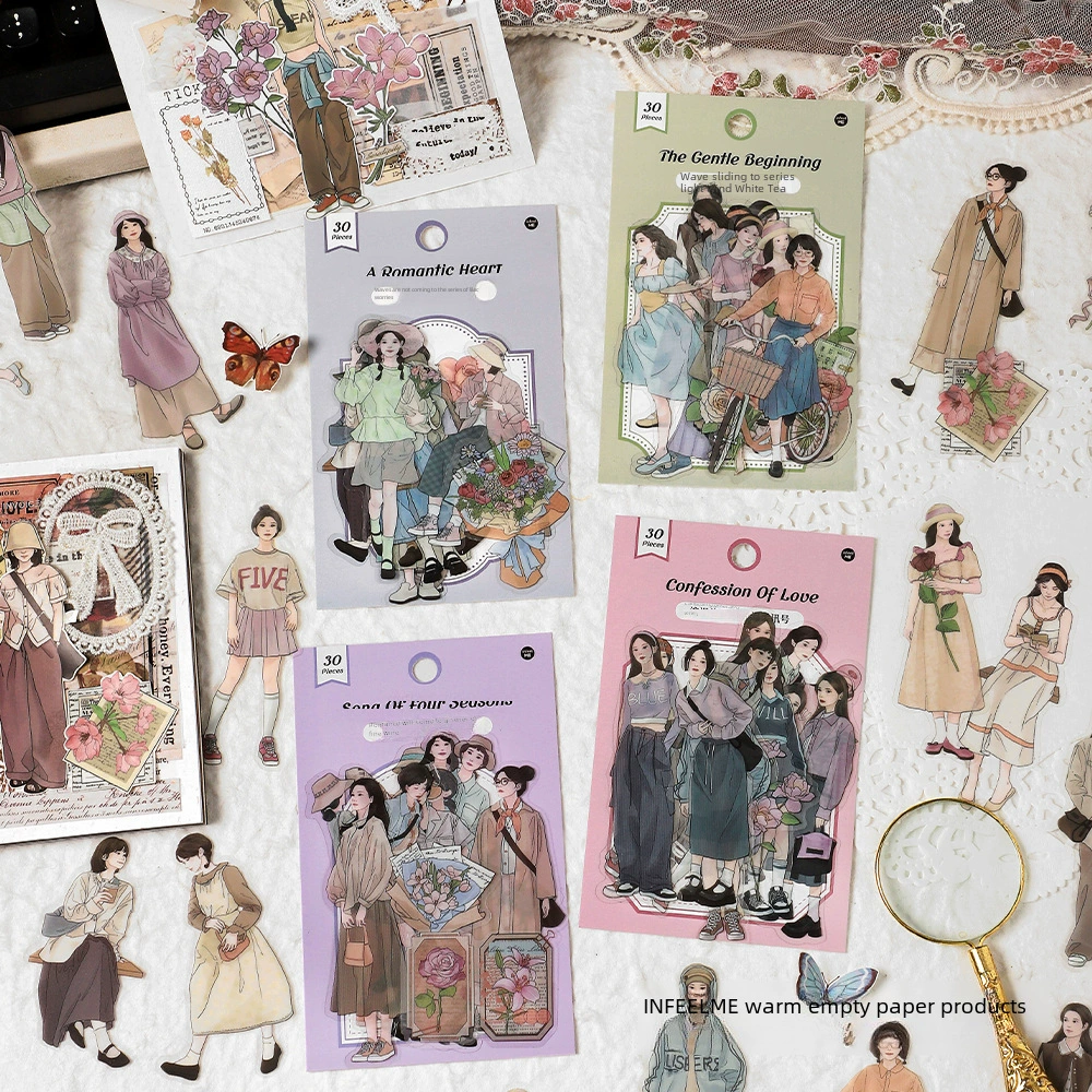 Sticker Infeel.me, мультяшная сумка, планировщик
