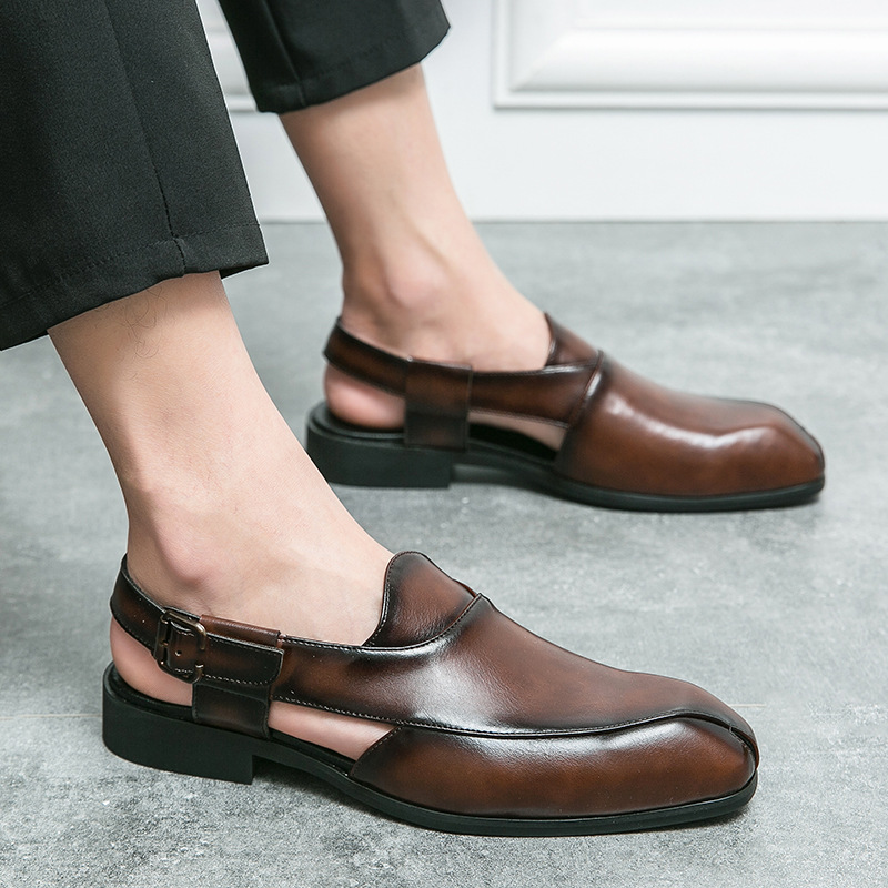 summer casual breathable shoes pointed-toe