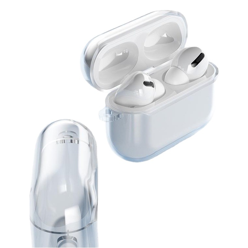 Adecuado para Apple AirPods4 funda protectora de silicona auriculares inalámbricos funda protectora de tercera generación airbag Pro2 montado en la cabeza